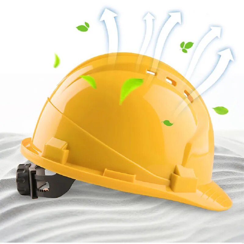 Safety Helmet Hard Hat Construction Engineer Working Protective ABS Cap Multicolor Options Can Print Logo